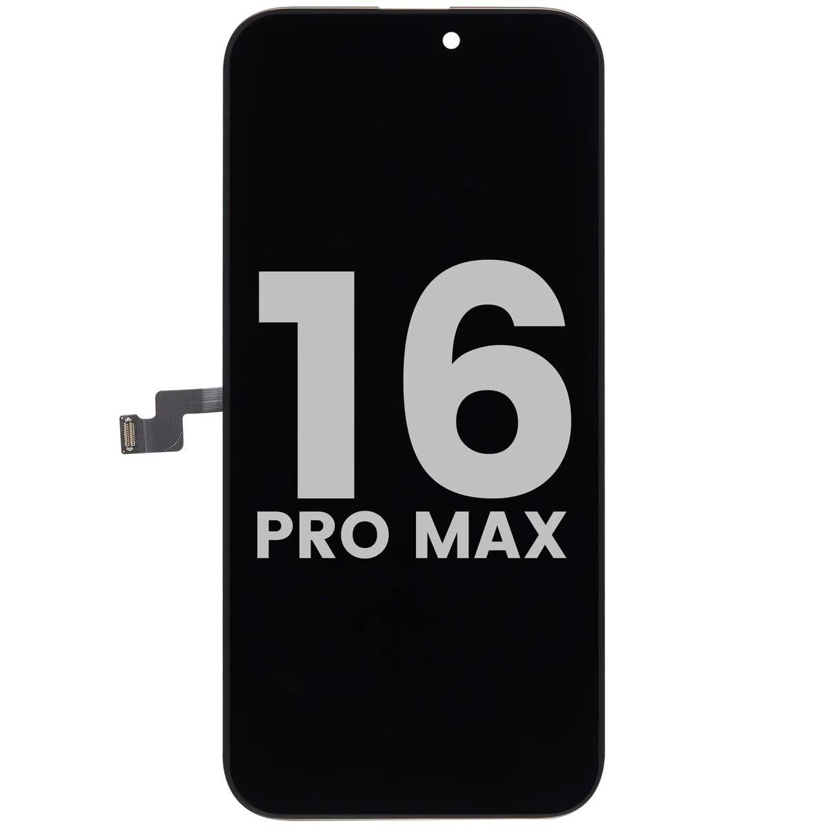 100 % Originalus Apple iPhone 16 Pro Max ekranas su šviesos jutiklio lanksčiuoju kabeliu (naudotas originalus OEM ekranas: Grade B) Pairable