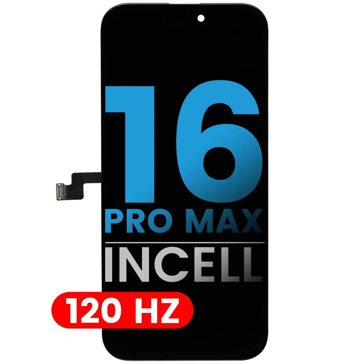 iPhone 16 Pro Max ekranas, Incell premium, 120 Hz