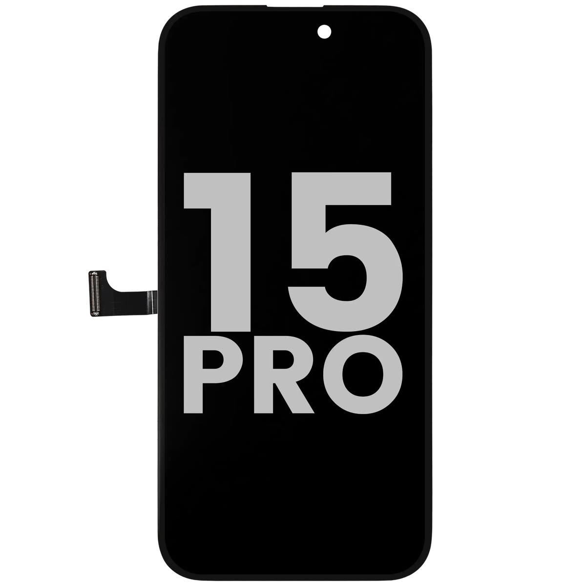 100 % Originalus Apple iPhone 15 Pro ekranas su šviesos jutiklio lanksčiuoju kabeliu (naudotas originalus OEM ekranas: Grade A) Pairable
