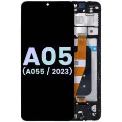 Samsung Galaxy A05 (A055) display module with frame (Black)