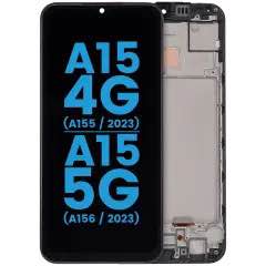 Samsung A15 4G / A15 5G display with frame ( Black )