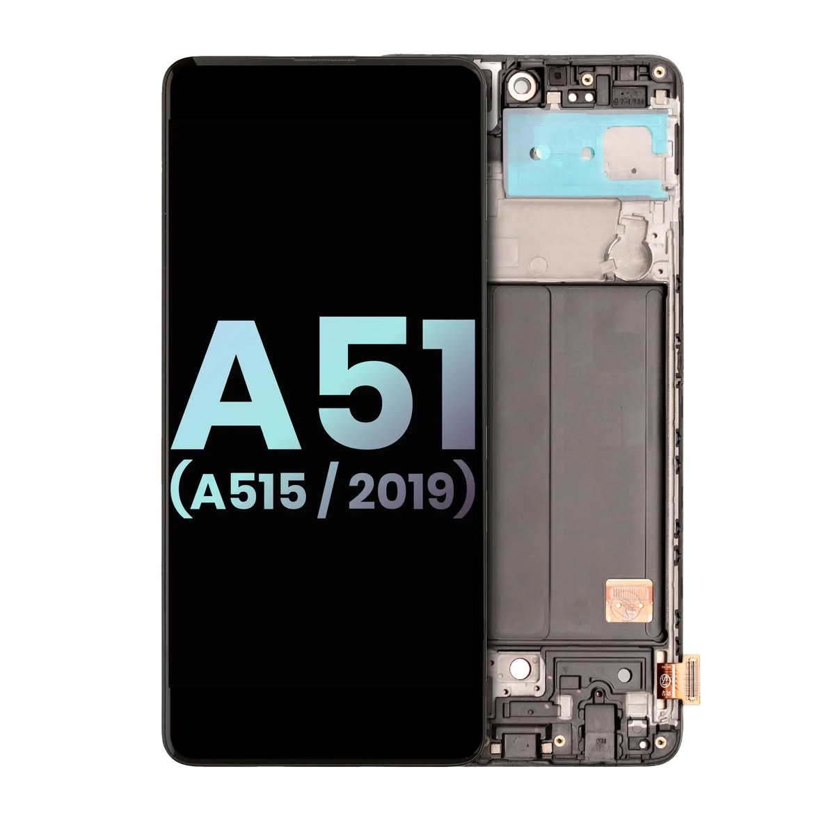 OLED Assembly With Frame For Samsung Galaxy A51 4G (A515 / 2019) (Service Pack)