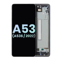 Samsung Galaxy A53 (A536) display module with frame (Awesome Black), Used, Grade A
