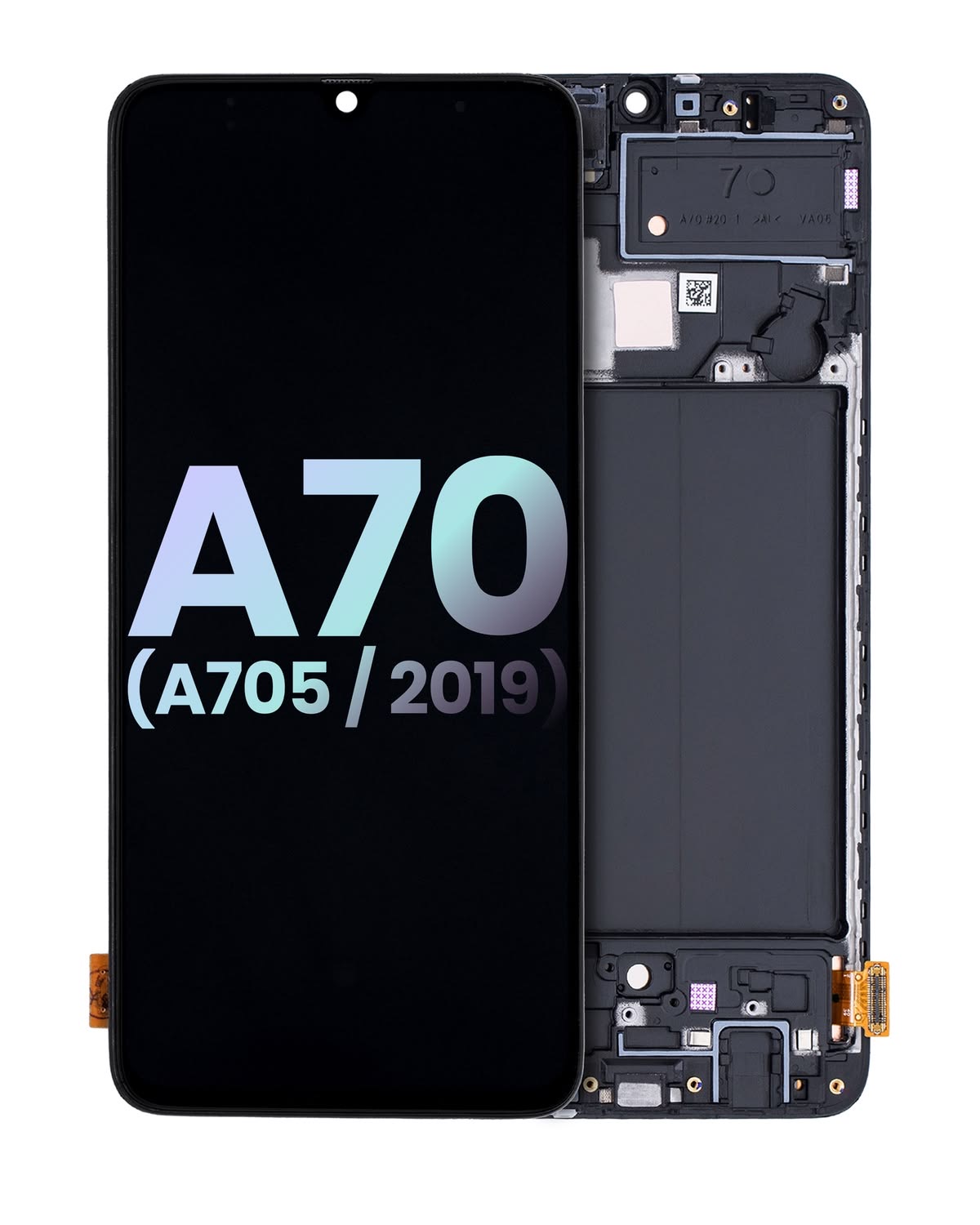 OLED Assembly With Frame For Samsung Galaxy A70 (A705 / 2019) (Service Pack)